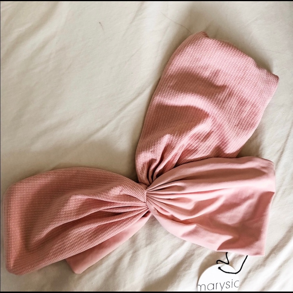 Marysia NWT Venice bikini top in pink/blush (M)